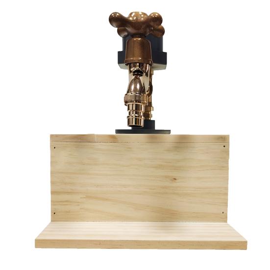 Wine Dispenser Eye-catching Innovative Wood Fathers Day Stable Whiskey Liquor Dispenser for Gifts