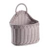Storage Basket Breathable Minimalist Design Plastic Hanging Woven Rattan Basket for Home