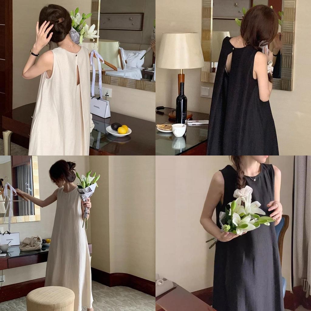 Summer Womens A Line Dress With Pleated Design For Office Casuals