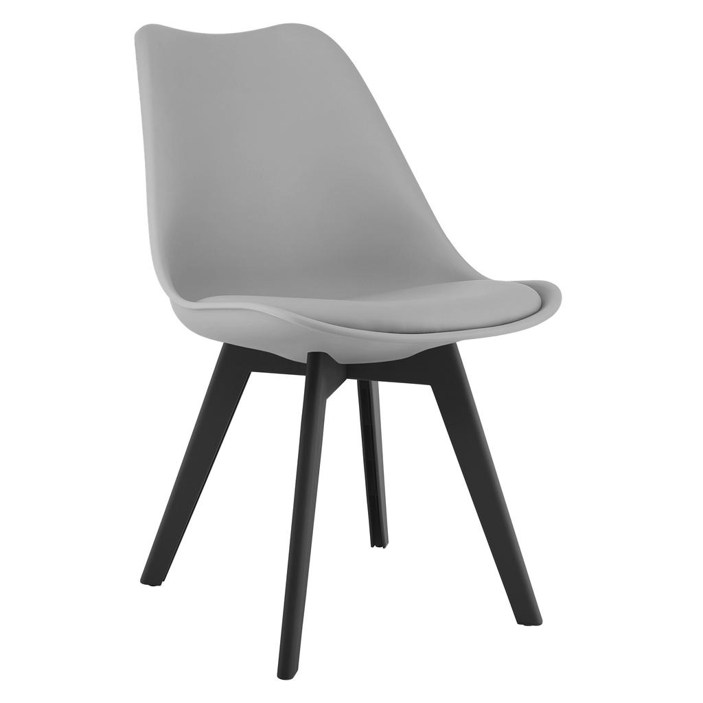 MARK Chair - Gray / Black Legs X 2