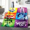 Inside Out Party Night Gift Blanket Comfortable ure for Sofa Couch Office Bed Picnics Four Seasons Universal Digital Print Birthday Christmas Y22