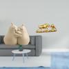 Hugging Pear Book Stand Ceramic Bookend Fine Workmanship Bookshelf Ornament Wonderful Gift Bull