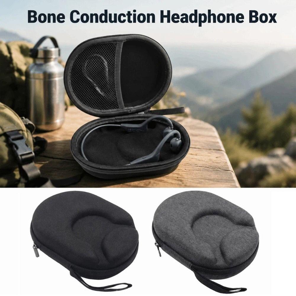 Shockproof Earphone Storage Bag Portable Headphone Protective Bag Headset Carrying Case Outdoor