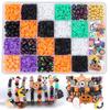 Halloween Clay Beads Kit Friendship Bracelet Making Kit with Charms and Gold Spacer Beads for Jewelry Making DIY Halloween Gift