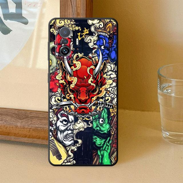 Fashion Chinese Tiger Dragon Phone Case For Samsung Galaxy Note 20 Ultra 10 Plus 8 9 S22 S21 S23 5g S20 Silicone Cover Funda