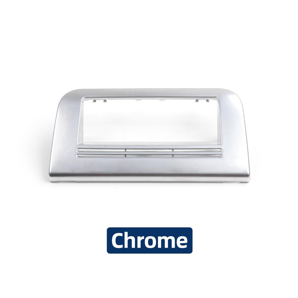 

21284600277J22 Rear Seat CD Player DVD Chrome Cover Frame For Benz E Class W212 2009-2015 Car Rear Operating Unit Trim Panel