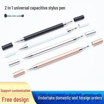 Bolígrafo Stylus 2 en 1 para Dispositivos Apple, Android, Samsung - Bolígrafo Capacitivo de Disco para Tablets y Edición de Video