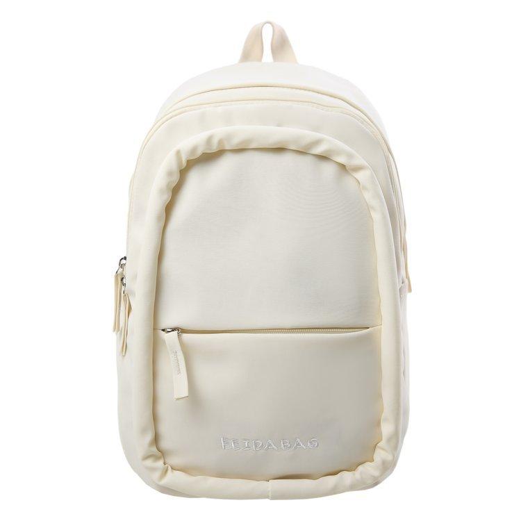 Schoolbag junior high school girls lightweight and simple spine protection to reduce the burden of versatile large-capacity schoolbag out of high