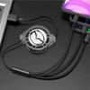 3 In 1 Micro USB Type C Charging Cable Multi Charger Retractable Charger For Mazda 2 Mazda 3 MS Mazda 6 CX-5 CX3 KJS6
