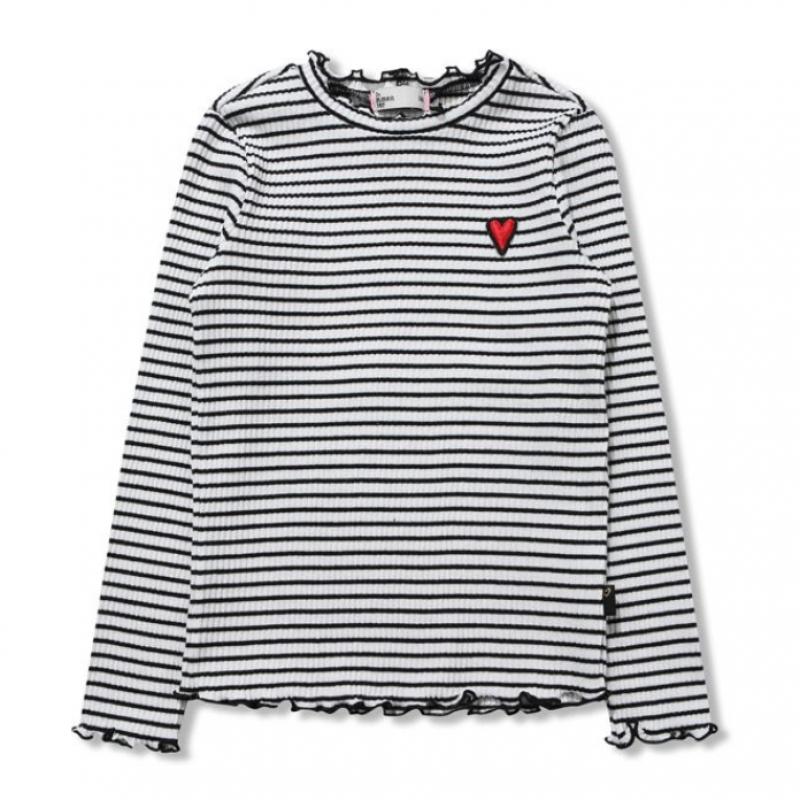 [romance] Girls  Ribbed T shirT Ow