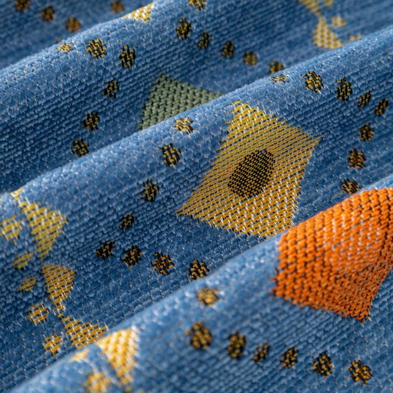 Bohemia Style Chenille Sofa Throw Blanket Classic Sofa Cover Non Slip Office Nap Shawl Travel Picnic Blankets for Living Room