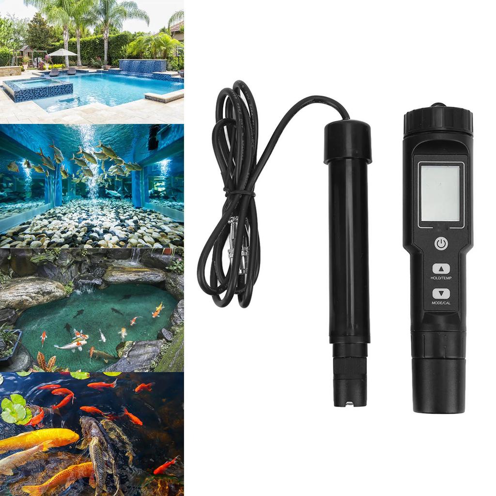 DO9100 Portable Digital Dissolved Oxygen Meter with Temperature Detector for Aquarium Swimming Pool Dissolved Oxygen Tester