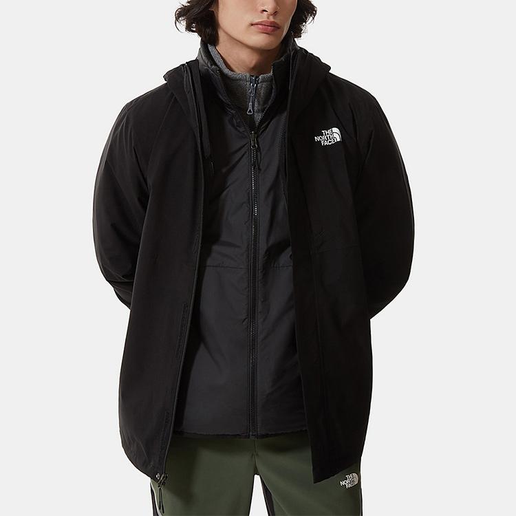 THE NORTH FACE Carto Triclimate Waterproof, Windproof, And Breathable Windbreaker Jacket Men's Black NF0A5IWI-JK3