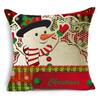 Home Decor Nordic Christmas Red Printed Polyester Pillowcase For Living Room Bedroom Decor Funda De Almohada