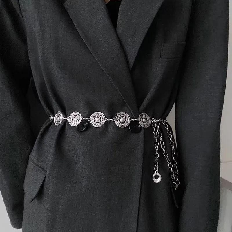 

Аксессуары-цепочки на талию One Size серебряный