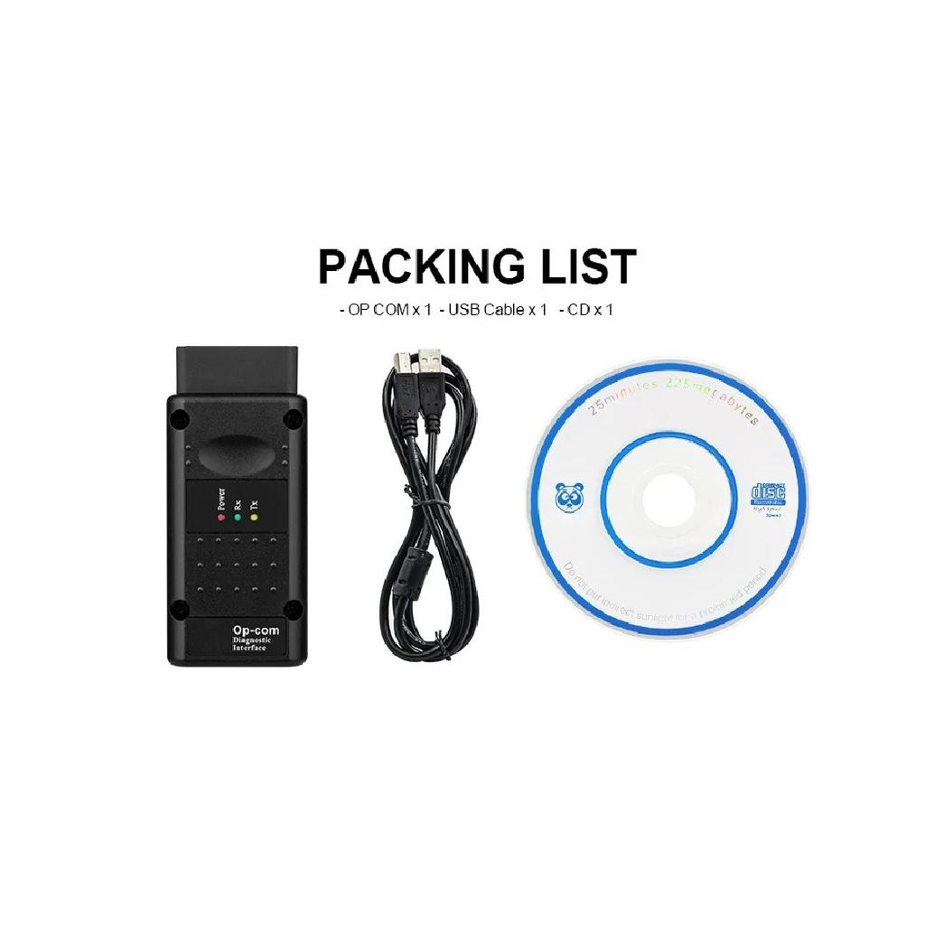 V1.99 OPcom PIC18F458 FTDI V2014 OBD2 car Diagnostic tool for Opel OPCOM flash update 200603A opcom 10-16Pin cable for-opel