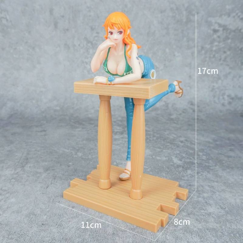 One Piece Luffy Nami Vivi Ace Boa Hancock Pvc Collectible Model For Desk Decor
