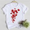 Short Sleeve Casual Tee Top Avocado Lovely Style Shirt Lady Clothes Fashion Tshirt Summer Female T Women Graphic T-shirts