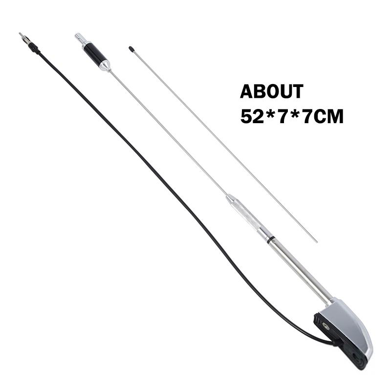 Motorcycle Universal Antenna ABS Aluminum Radio Audio Aerial Simple Install Robust Accessory for Cross Country