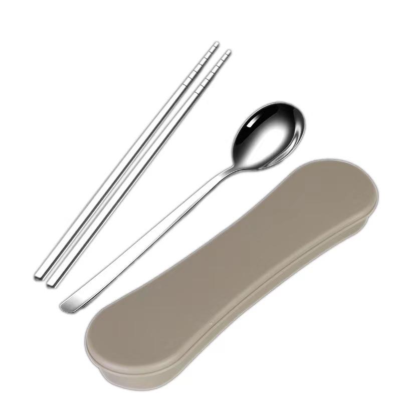 304 Stainless Steel Portable Thermos Insulated Lunch Box Leakproof Sealed Bucket Student Lunch Box Multi-layer Round Bento Box