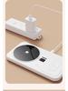 Smart Heating Coaster & Phone Charger - Desktop Temperature-Controlled Ceramic Plug-in