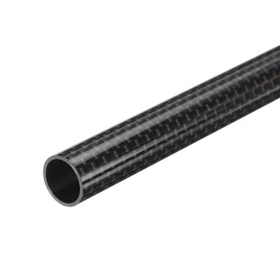 Uxcell Single Carbon Fiber Tube, 12 X 14 X 420mm, Glossy Surface, Rolled, Pure Carbon Round Tube for RC Airplanes, Multicopters, and Quadcopters