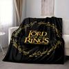 1pc The Lord of the Rings Flannel Throw Blanket Lightweight Soft Warm All Season Blanket for Sofa, Bed, Travel,L1028050