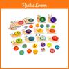Wooden Letter Matching Puzzle With Interactive Blocks For Kids Learning Develope