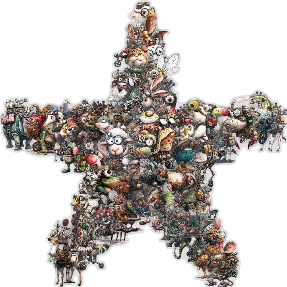 50/100PCS Punk Style Stickers Landscape Decorative Laptop Coffee Art Transparent Luggage Stationery Waterproof PET Stickers