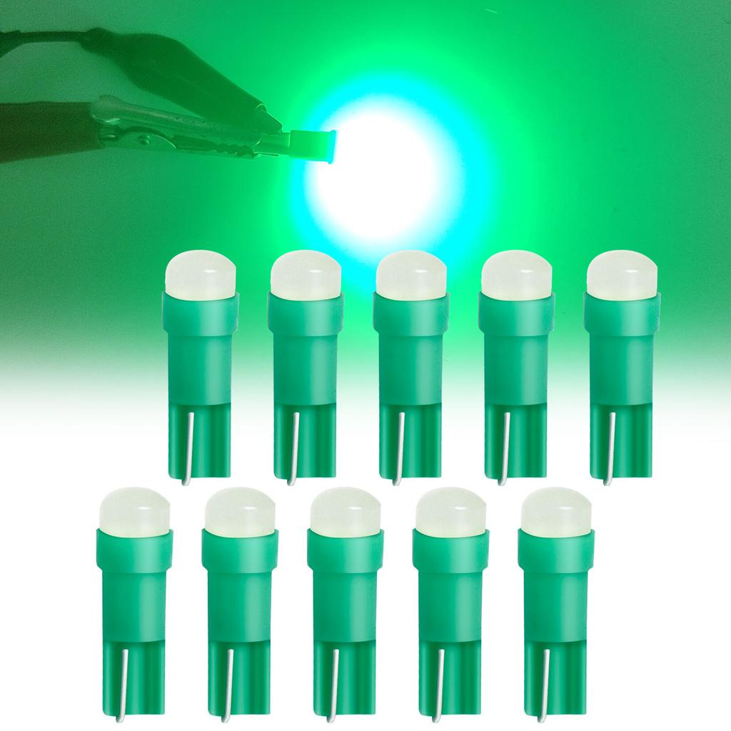 10PCS T5 LED Lights W1.2W W3W LED Car Interior Light Auto Side For Car Turn Signal Dome Door Reading Backup Clearance Lights Back Up Lights 1