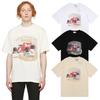 Sommer Herren Damen Formel 1 Racing GRAN PRIX CIRCUIT DE MONACO Print Kastenförmiges Übergroßes Baumwoll-T-Shirt 100% Baumwolle T-Shirt