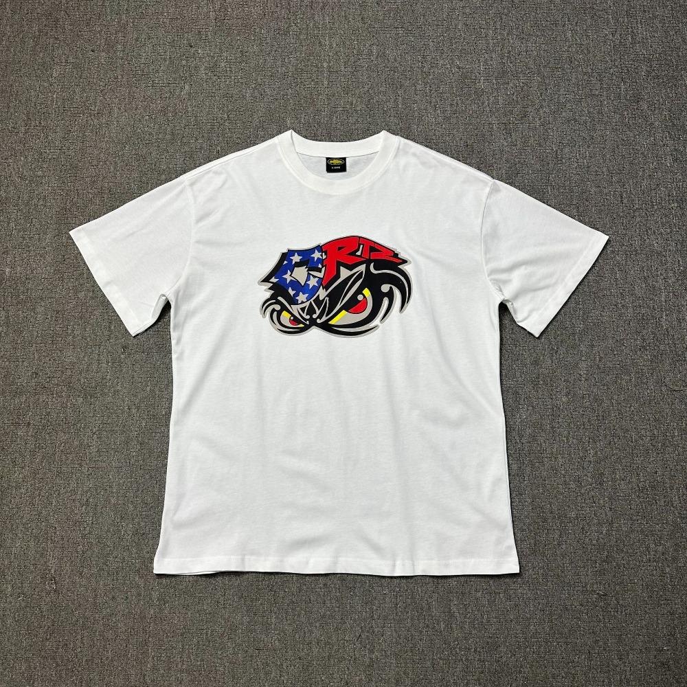 Summer Men Women Cotton Tshirt Oversized Short Sleeve T Shirt Trend Brand Print T-shirt Tops Tee Fashion Streetwear Clothes