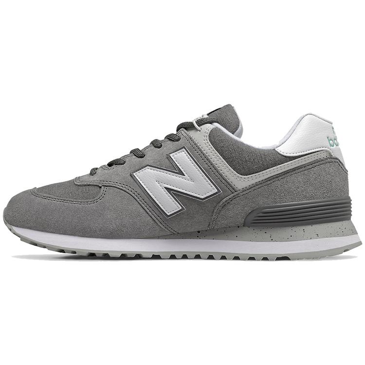 

новые New Balance 574 серый/белый 37