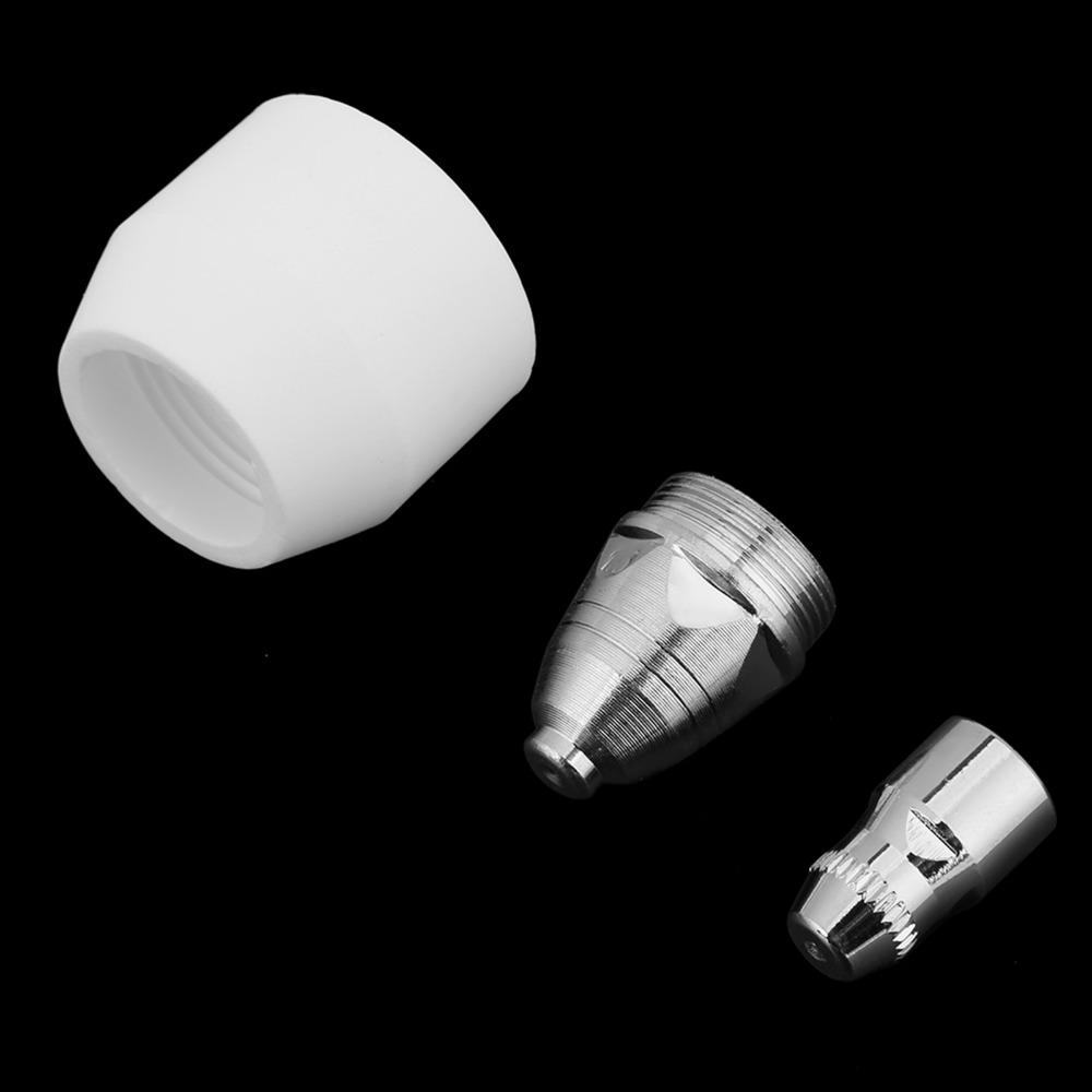 25 Pcs 1.5mm Tip Diameter Plasma Cutting Nozzle and Electrode Kit  Industrial Metal Cutting