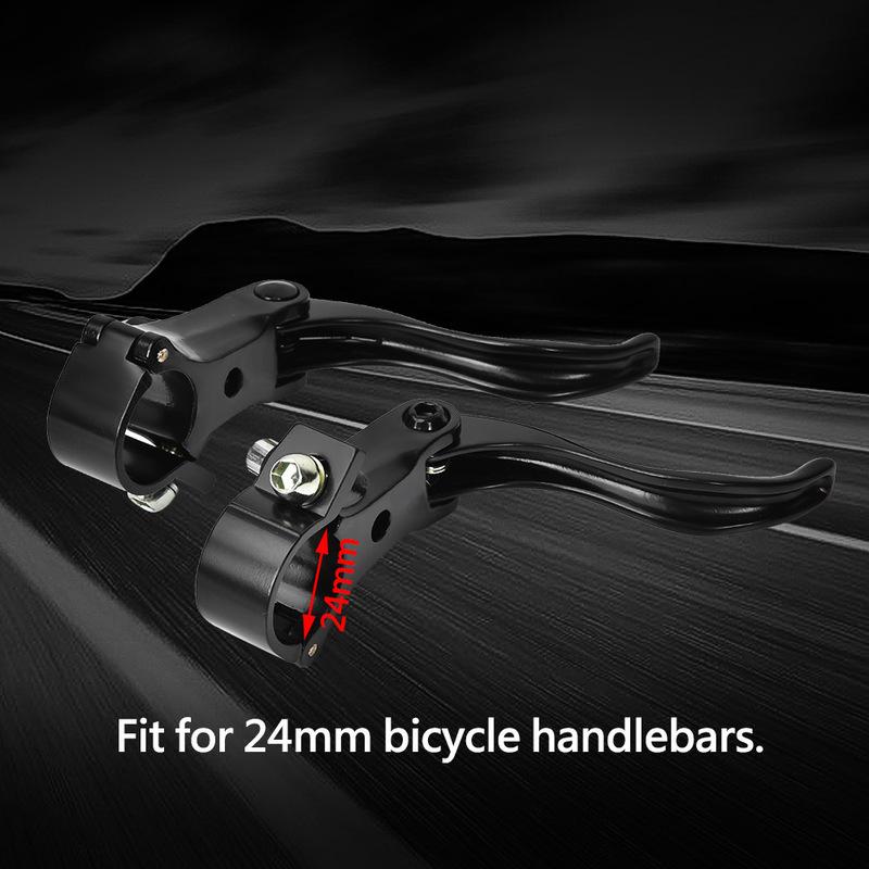 New 2Pcs Aluminum Alloy 24mm Mountain Bike Disc Brake Handle Level Cycling Accessory Bike Brake Lever Brake Accessories
