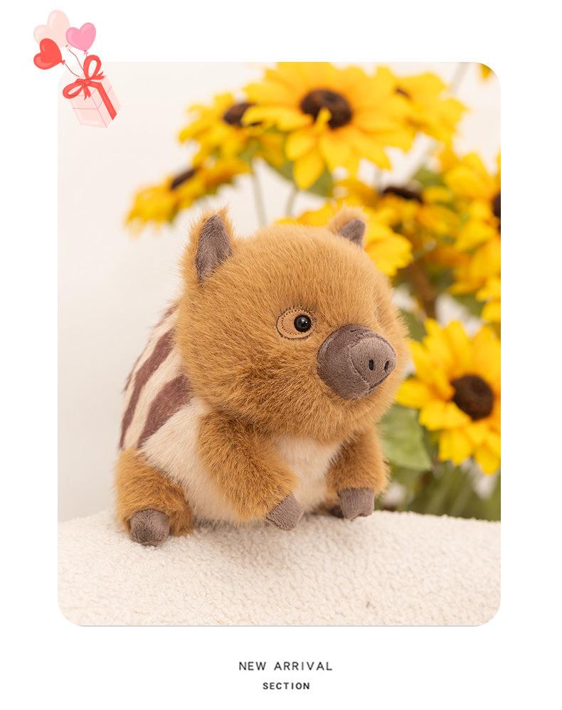 Cute Healing Wild Boar Plush Toy - Children's Soothing Doll