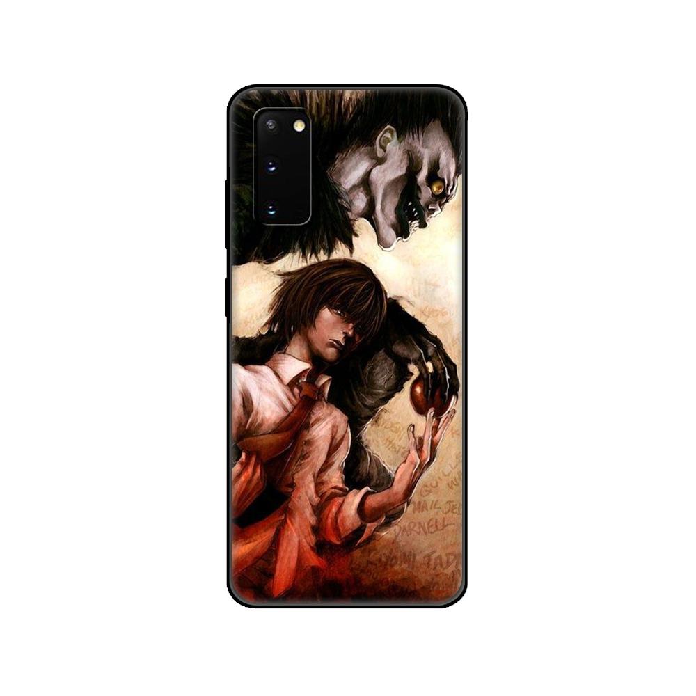 Black tpu Case For Samsung galaxy S20 /S20 PLUS/S20 ultra/S20+ /S20FE back cover Japanese Anime