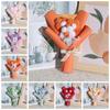 Fake Flowers Artifiical Folwer Bouquet Hand Woven Woven Simulated Flower  Valentine's Day