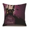 Halloween Linen Pillow Cover Printed Pillow Cover