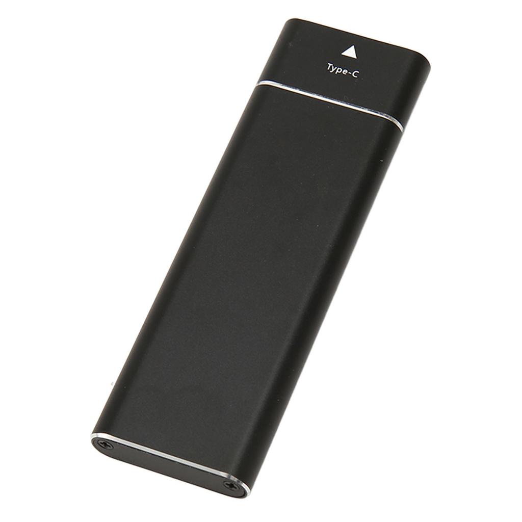 M.2 SATA SSD Enclosure 6TB 10Gbps NVME NGFF Protocol UASP TRIM Aluminium Alloy Type C SSD Enclosure