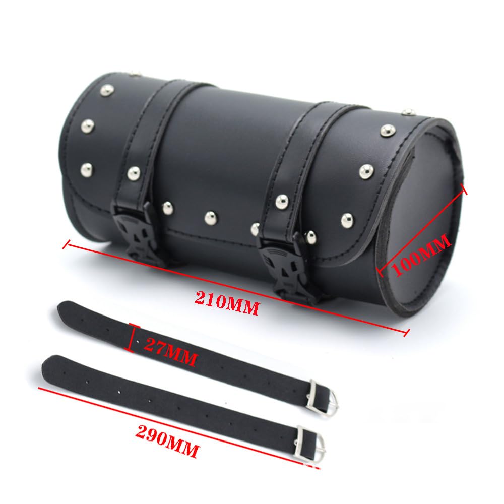 Henry Begins Daytona Motorcycle Tool Bag, 1.5L Round Type, Genuine Car Tools (Black)