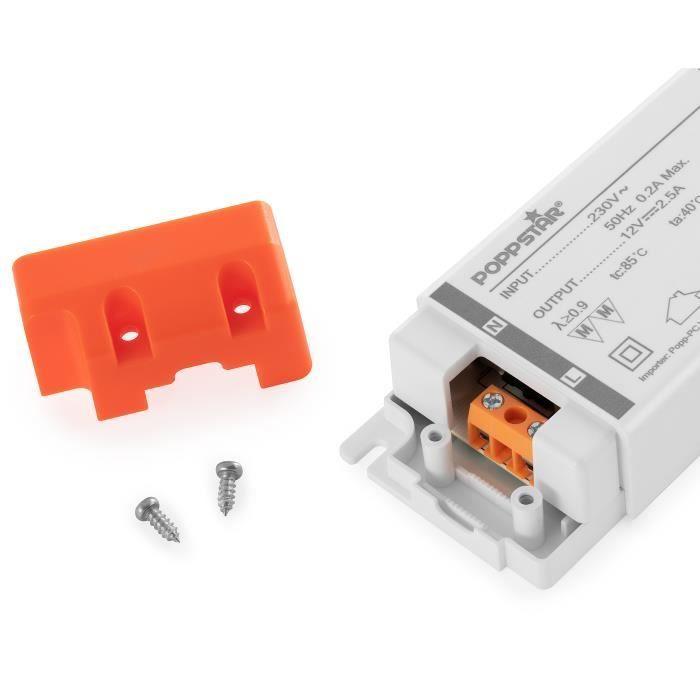 Materiale Elettrico DIN Rail Alimentatore 78 * 92 * 61mm Poppstar Trasformatore 220 12V Per - Foto 6