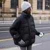 Gypsy star hot diamond woolen splicing down cotton jacket women's winter new design cotton coat warm top