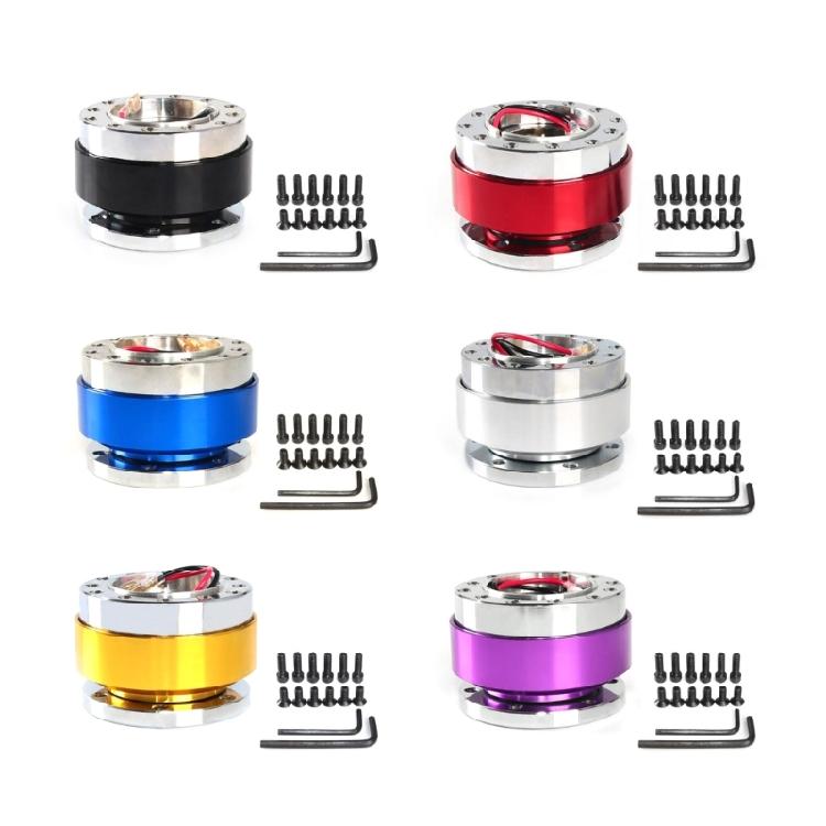 Mecanism Adaptor Bază Suport Volan cu Eliberare Rapidă din Aluminiu Instalare Ușoară Potrivit pentru Entuziaștii Motorsportului