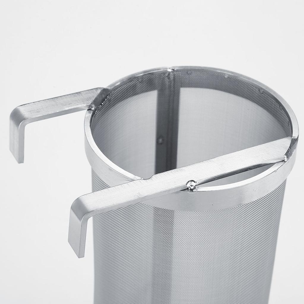 300 Micron Stainless Steel Homemade Brew Beer Hop Mesh Filter Strainer with Hook