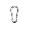 Industrial-Grade 316 Stainless Steel Spring Hook Carabiner for Outdoor Climbing