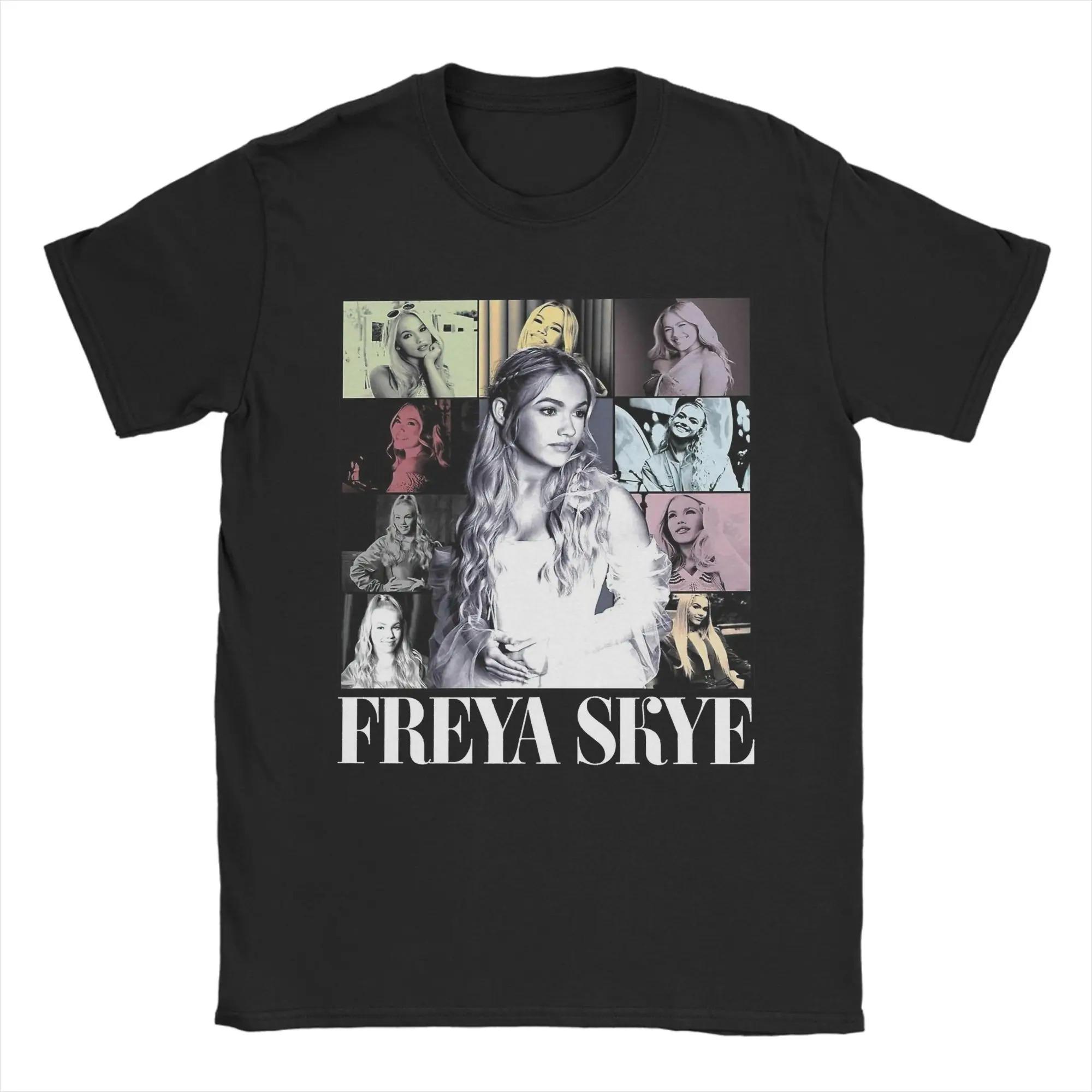 

Freya Skye album tour graphic 100Cotton unisex shirt 2026 Summer New music fashion Oneck Y2k Short sleeve Tshirt fan gift M