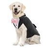 1 sada Pet Tuxedo Psí svatební oblečení Pohodlné oblečení pro domácí mazlíčky Halloweenské šaty na svatby a večírky