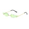 JYL TS Sunglasses Frameless Crystal Diamond UV/9041