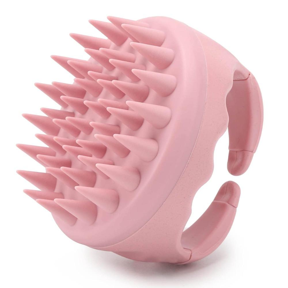 Silicone Scalp Massager Shampoo Brush Hair Scrubber Scalp Brush for All Hair Types of Women, Men, Pets Hairdressing Tool